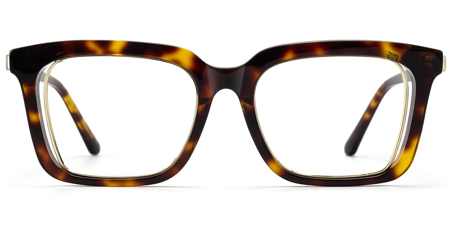 Chaparral - Fashion Rectangle Tortoise Glasses | Vooglam Product Details 1