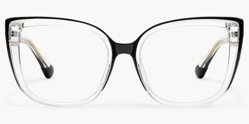 Darena - Cat Eye Black/Crystal Eyeglasses