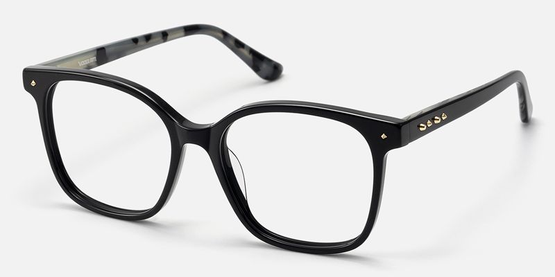 Spacek - Square Black Eyeglasses