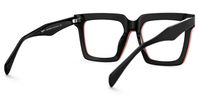 Altresha - Square Black Eyeglasses | Vooglam Side View
