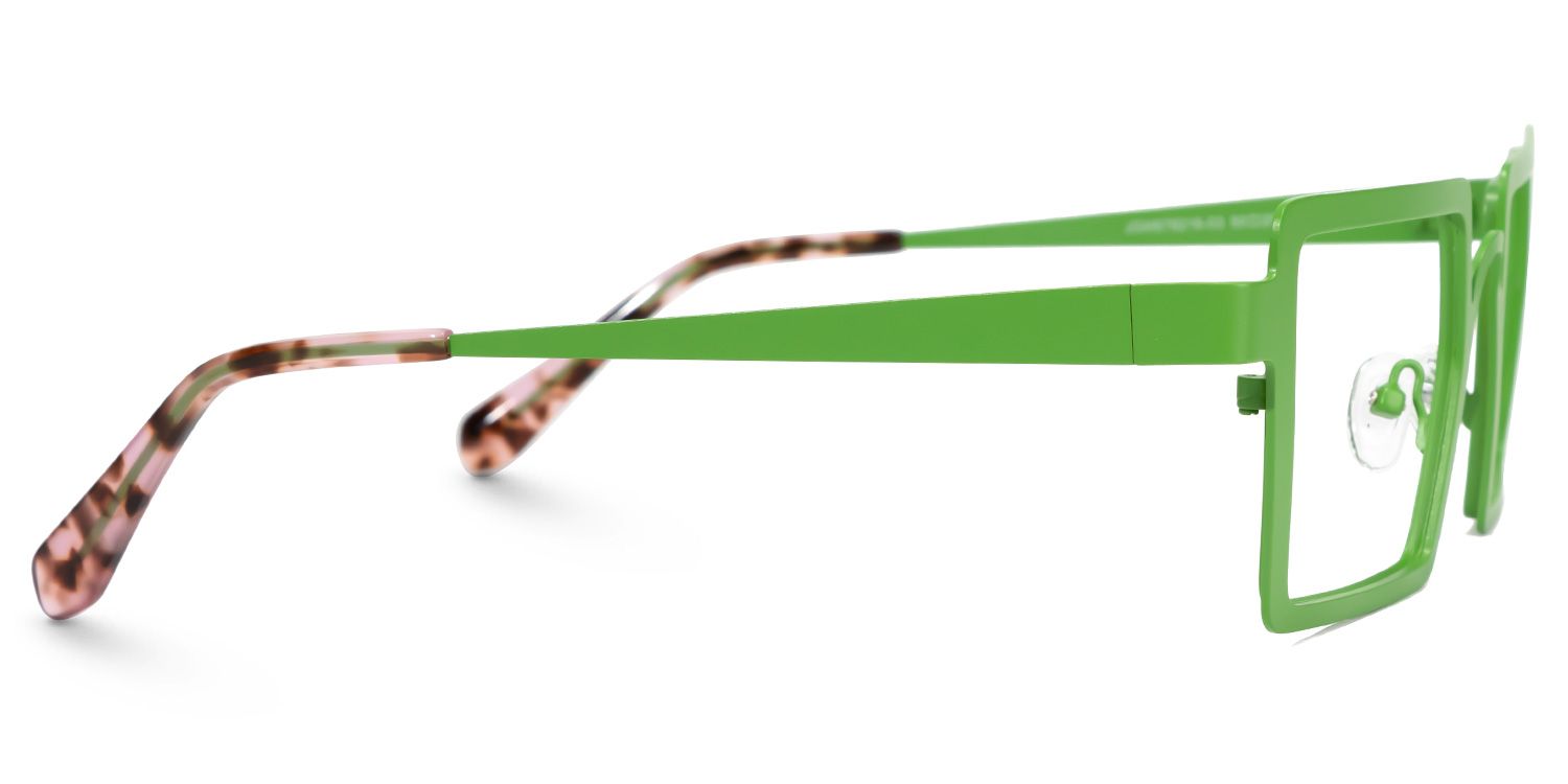 Cairbre - Rectangle Green Eyeglasses | Vooglam 4