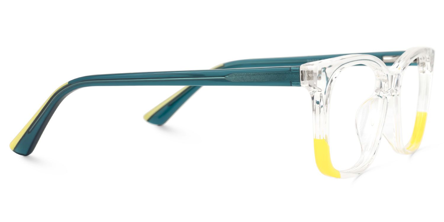 Eliezra - Rectangle Crystal Kids Eyeglasses | Vooglam 4