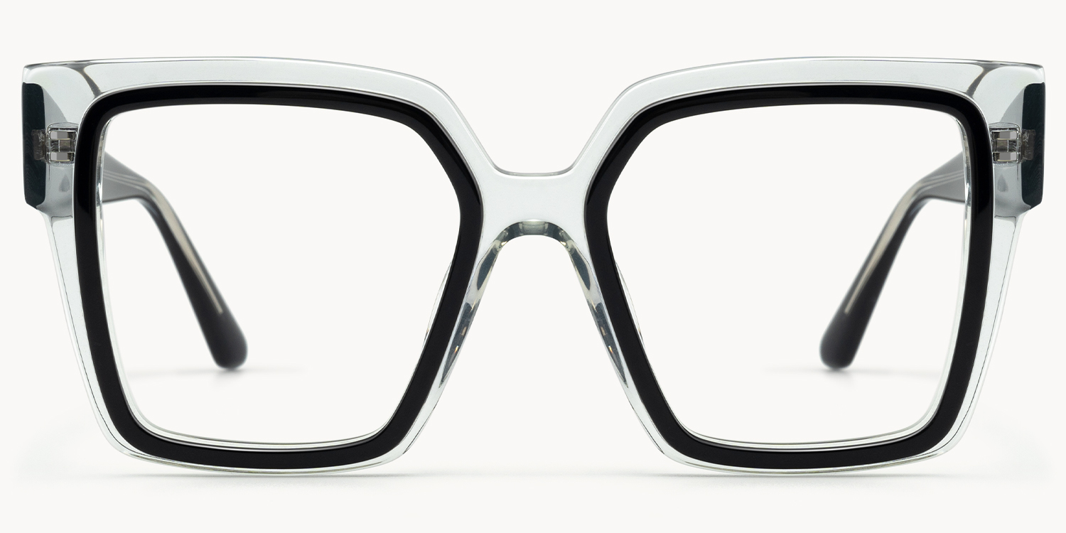 Huffman - Square Black/Crystal Eyeglasses - 1