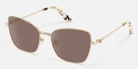 Meadow - Square Gold Sunglasses