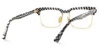 Paley - Browline Pattern Eyeglasses | Vooglam Side View