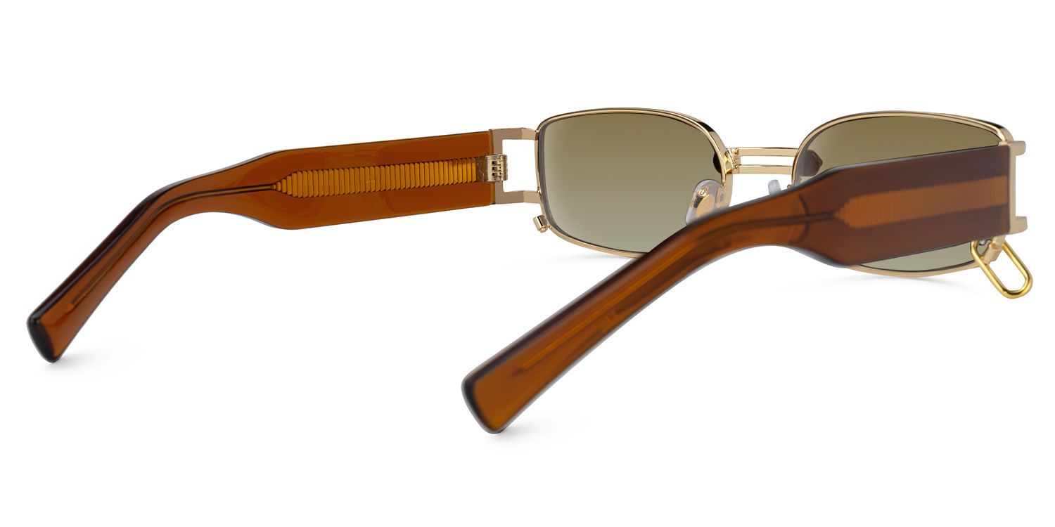 Eliakim - Rectangle Brown Sunglasses product detail 3