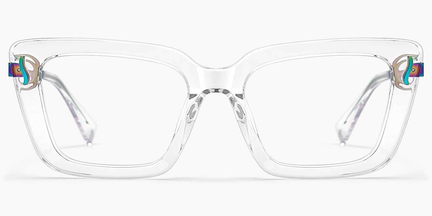 Nebula - Rectangle Transparent Eyeglasses - 1