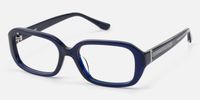 Mies - Rectangle Blue Eyeglasses