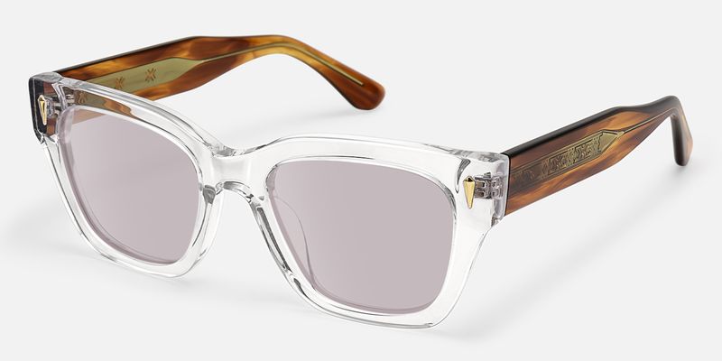 Asante - Crystal Brown Tinted Sunglasses | Vooglam