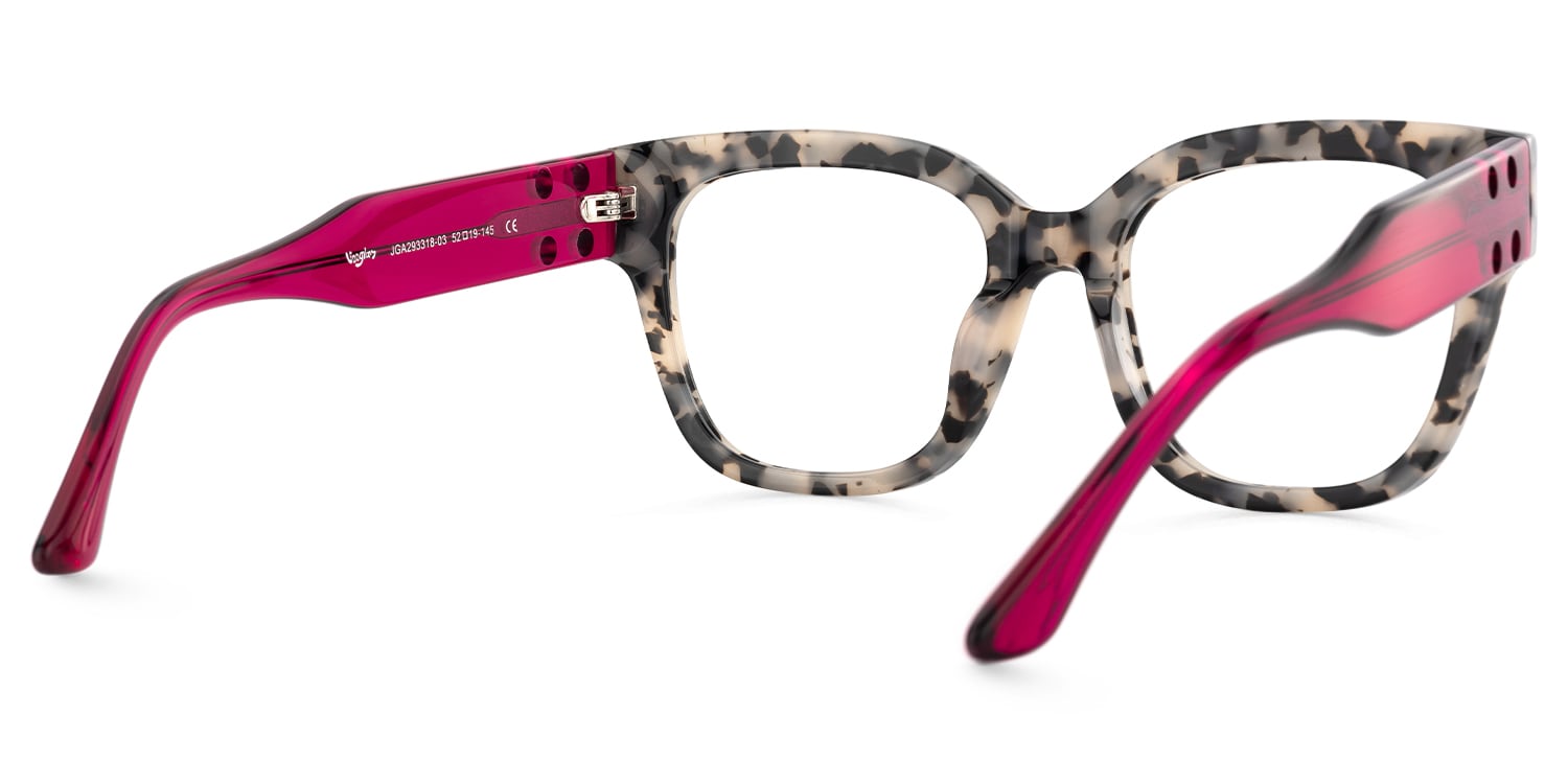 Lorette - Square Tortoise Eyeglasses