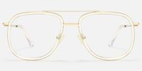 Breeze - Aviator Transparent Eyeglasses | Vooglam Angle View
