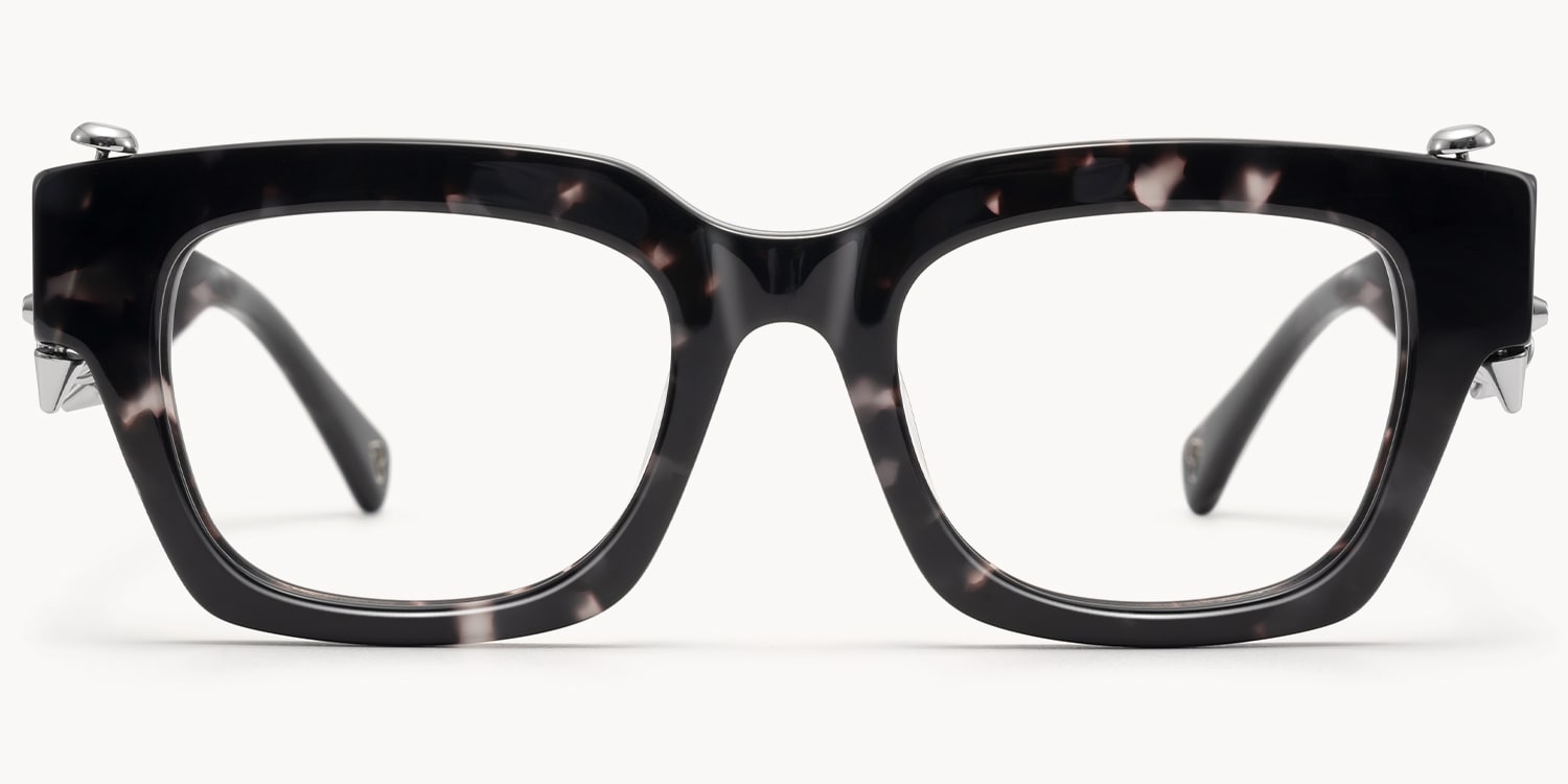 Sabrina - Rectangle Tortoise Eyeglasses