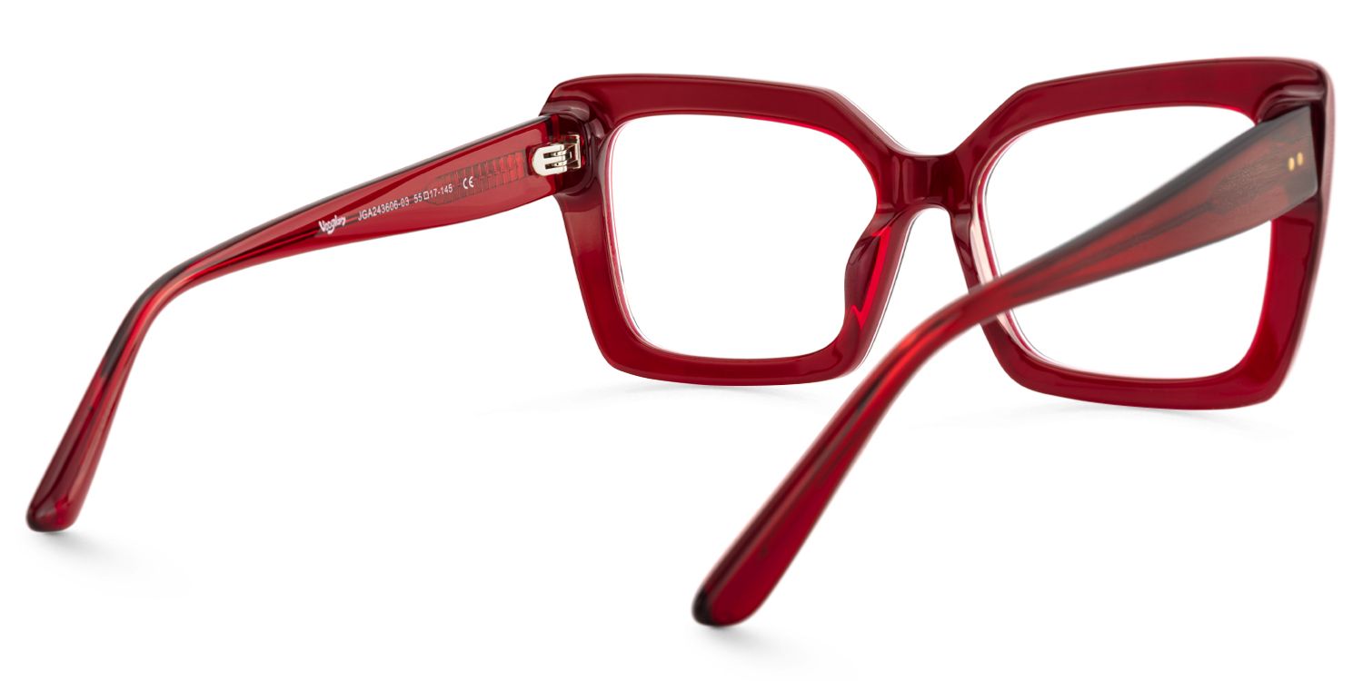 Moshay - Butterfly Multicolor Eyeglasses | Vooglam Side View