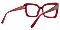 Moshay - Butterfly Multicolor Eyeglasses | Vooglam Side View
