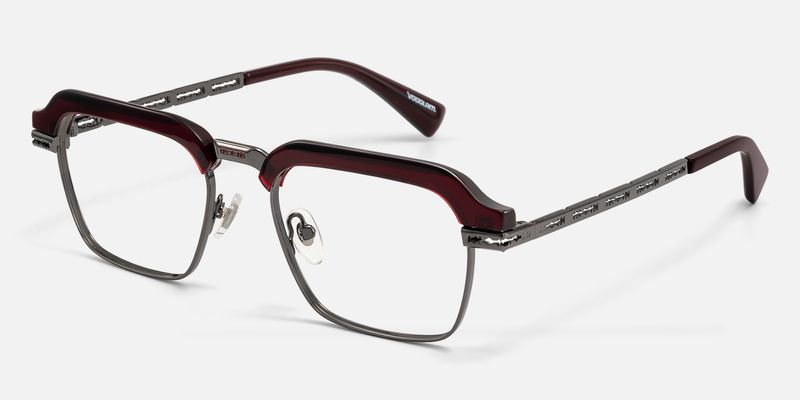 Archive - Rectangle Red Eyeglasses