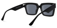 Daiane - Square Black Sunglasses - 3