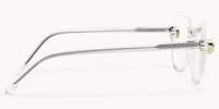 Sylvia Crystal Clear Semi-Rimless Cat Eye Glasses for Women - 4