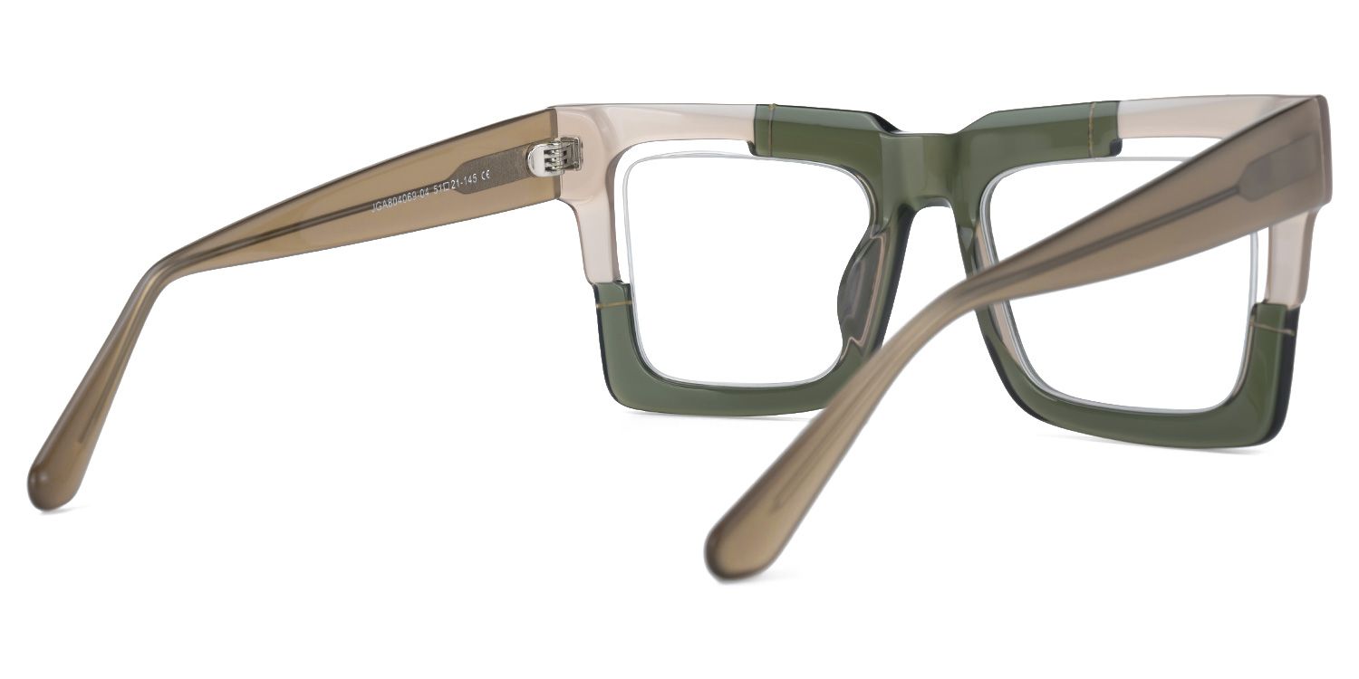 Eliora - Square Green Eyeglasses product detail 3