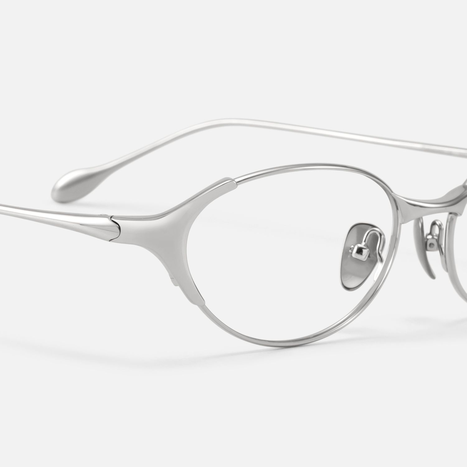 Vooglam premium oval metal glasses, nice choice for urban city life and daily outfits