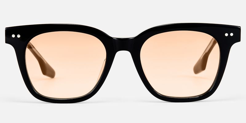 Aubrey - Square Black Sunglasses