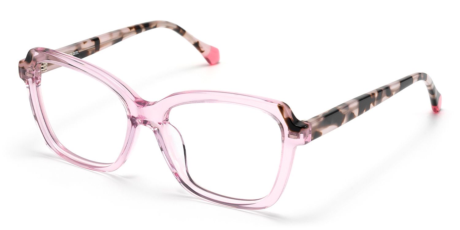 Opus - Butterfly Pink Eyeglasses | Vooglam Front View