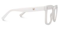Ellema - Square White Eyeglasses | Vooglam