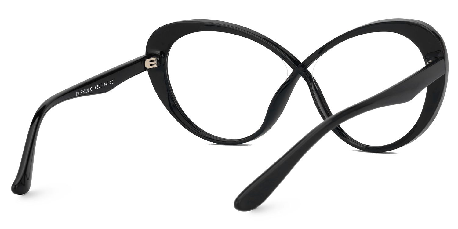Fajtel - Butterfly Black Eyeglasses product detail 3