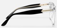 Jessye - Chic Butterfly Crystal Eyeglasses | Vooglam Side View