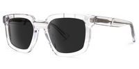 Davu - Geometric Crystal Sunglasses | Vooglam Front View