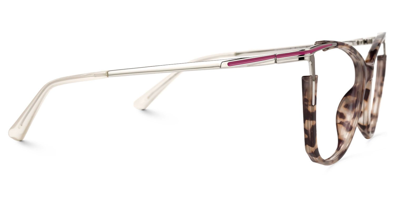 Eirlys - Cat Eye Brown/Tortoise Eyeglasses | Vooglam 4