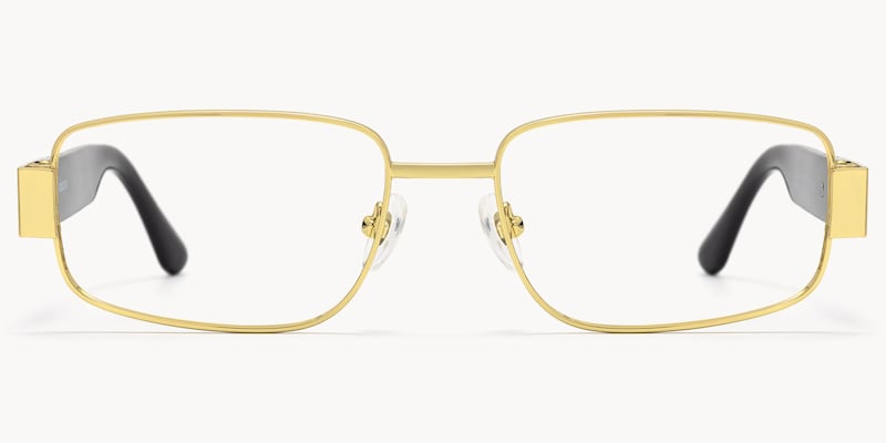 Cypher - Rectangle Gold Eyeglasses