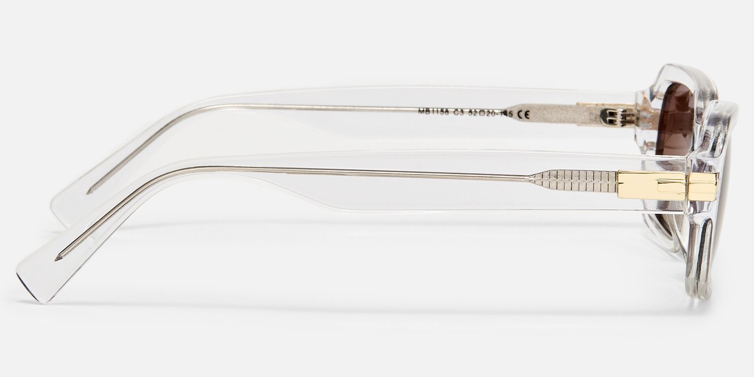 Zephyr - Rectangle Transparent Sunglasses product detail 3