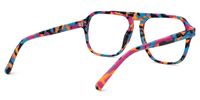 Sosa - Aviator Multicolor Eyeglasses | Vooglam Side View