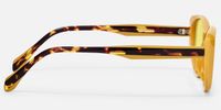 Macsen - Cat Eye Yellow Prescription Sunglasses | Vooglam Side View