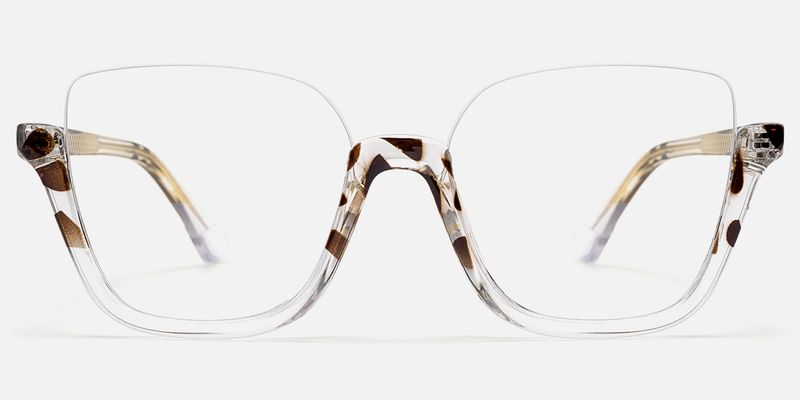 Calanthe - Square Animal/Crystal Eyeglasses