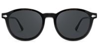Ferguson - Round Tortoise Sunglasses | Vooglam Front View