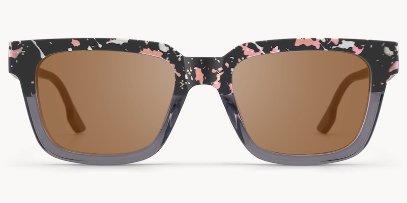 Strobe - Rectangle Two-tone Sunglasses