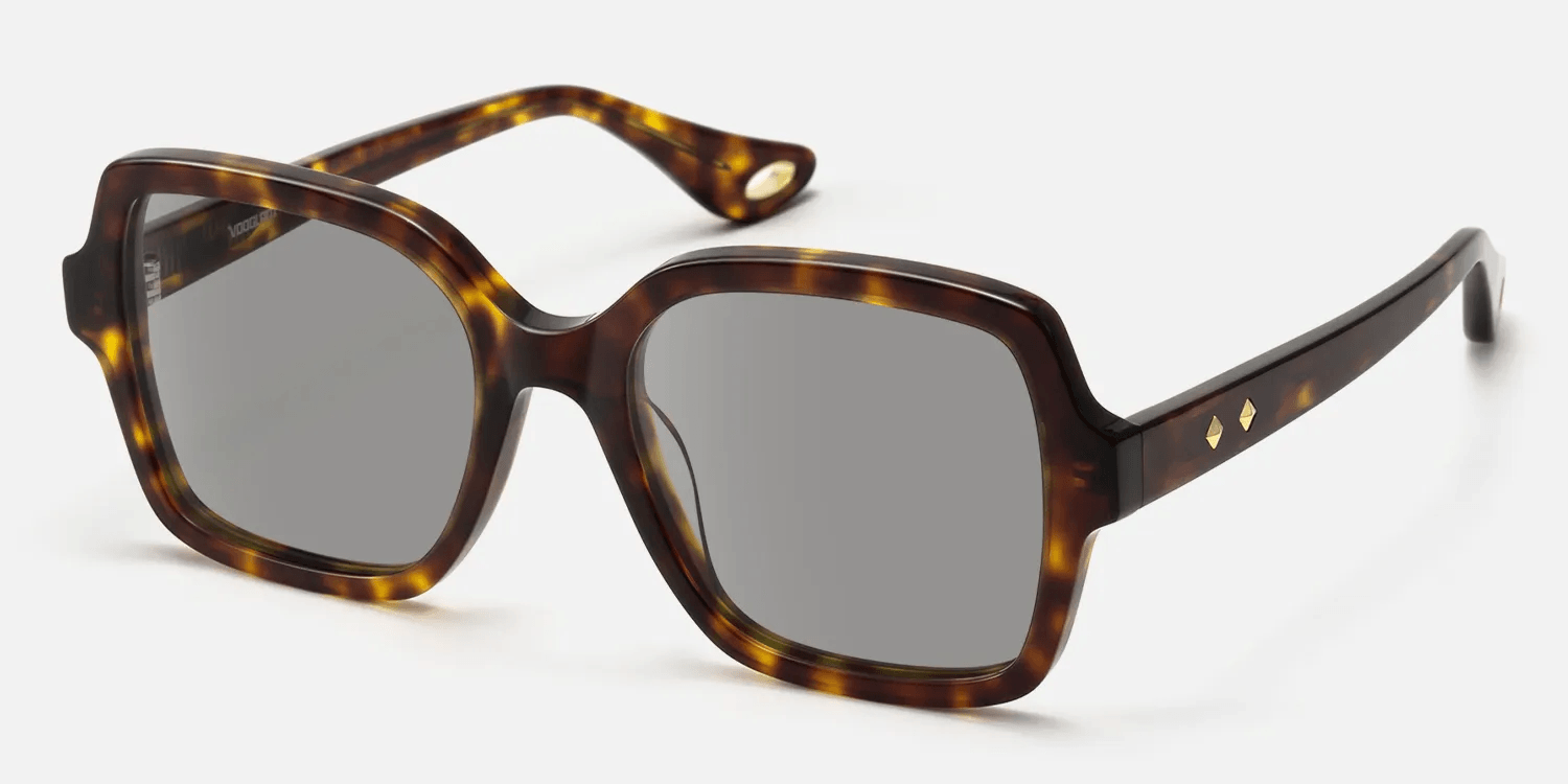 Square Tortoise Acetate Sunglasses