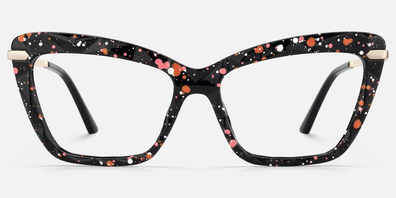 Annie - Rectangle Black Eyeglasses