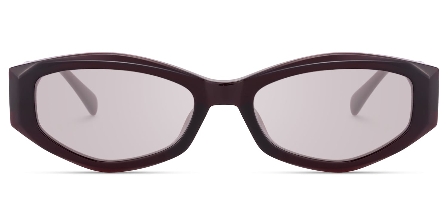 

Vesper - Geometric Red Sunglasses