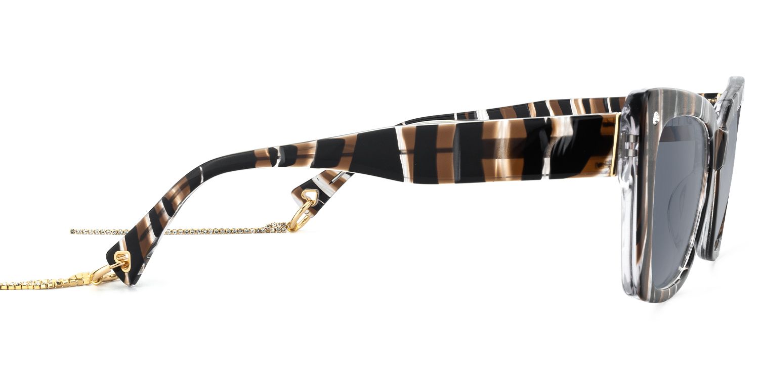 Rosa - Butterfly Pattern Sunglasses | Vooglam 4