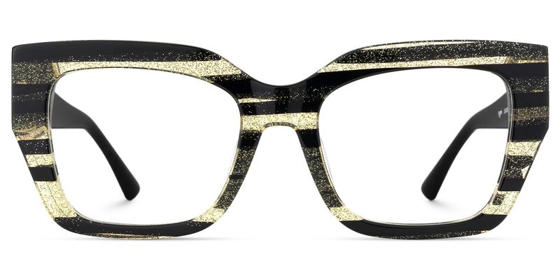 Sable - Square Pattern Eyeglasses | Vooglam