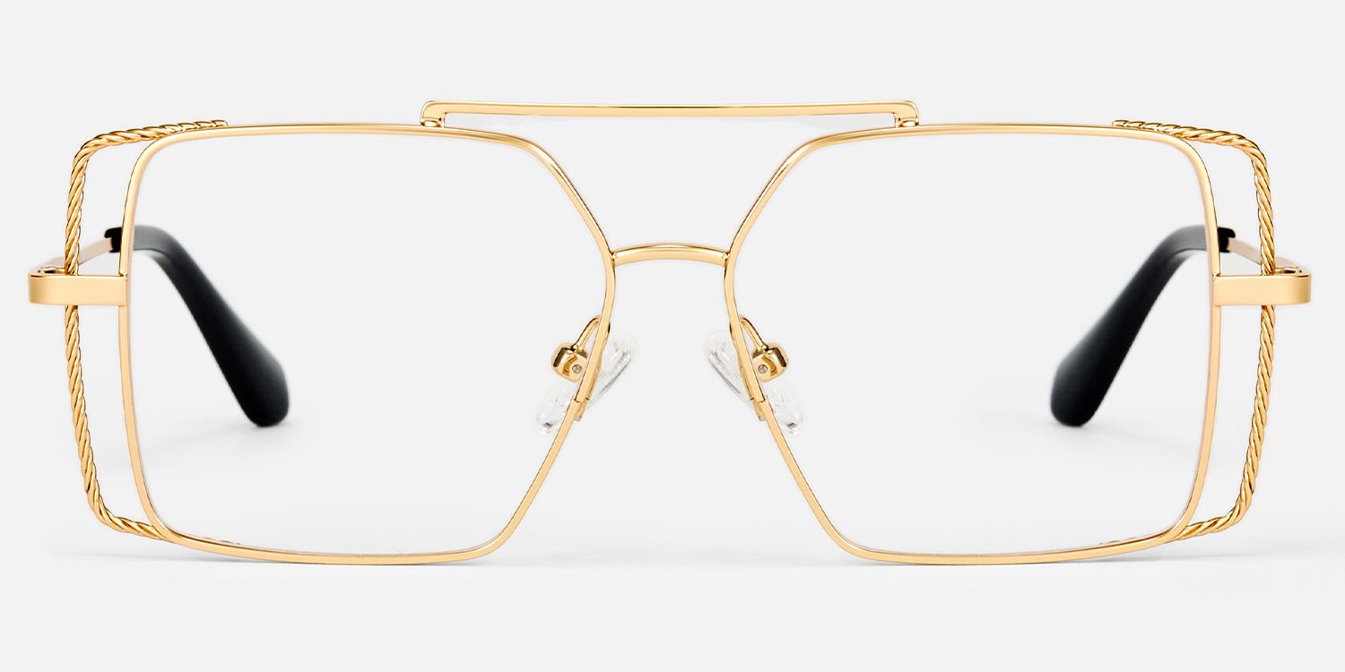 Candace - Aviator Gold Eyeglasses product detail 2