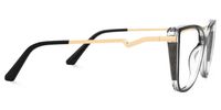 Faithan - Cat Eye Black Eyeglasses | Vooglam 