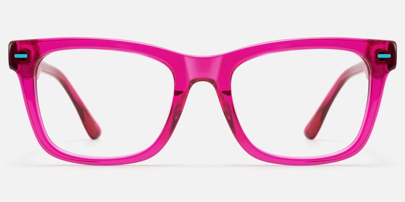 Ether - Square Purple Eyeglasses