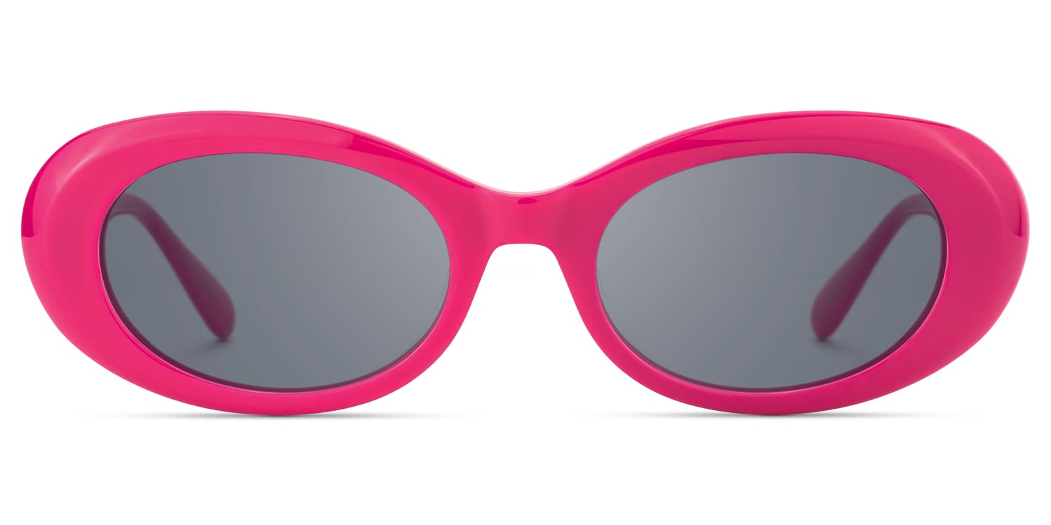 Royale - Oval Pink Sunglasses - 1
