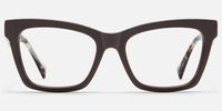 Vibranium - Rectangle Brown Eyeglasses | Vooglam Angle View