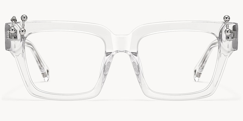 PIERCE - Square Transparent Eyeglasses