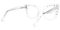 Adoracion - Butterfly Crystal Eyeglasses | Vooglam Side View
