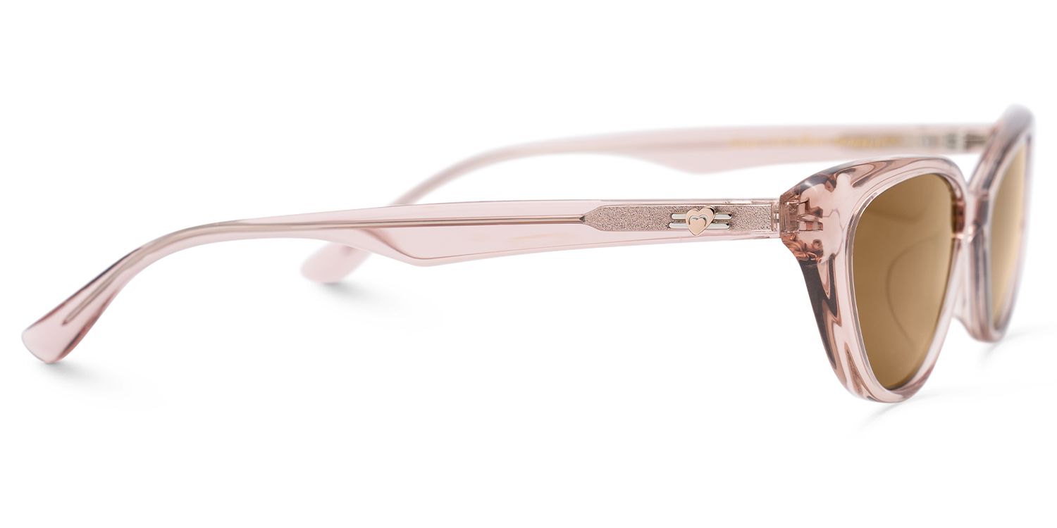 Jacinda - Cat Eye Pink Sunglasses | Vooglam 4